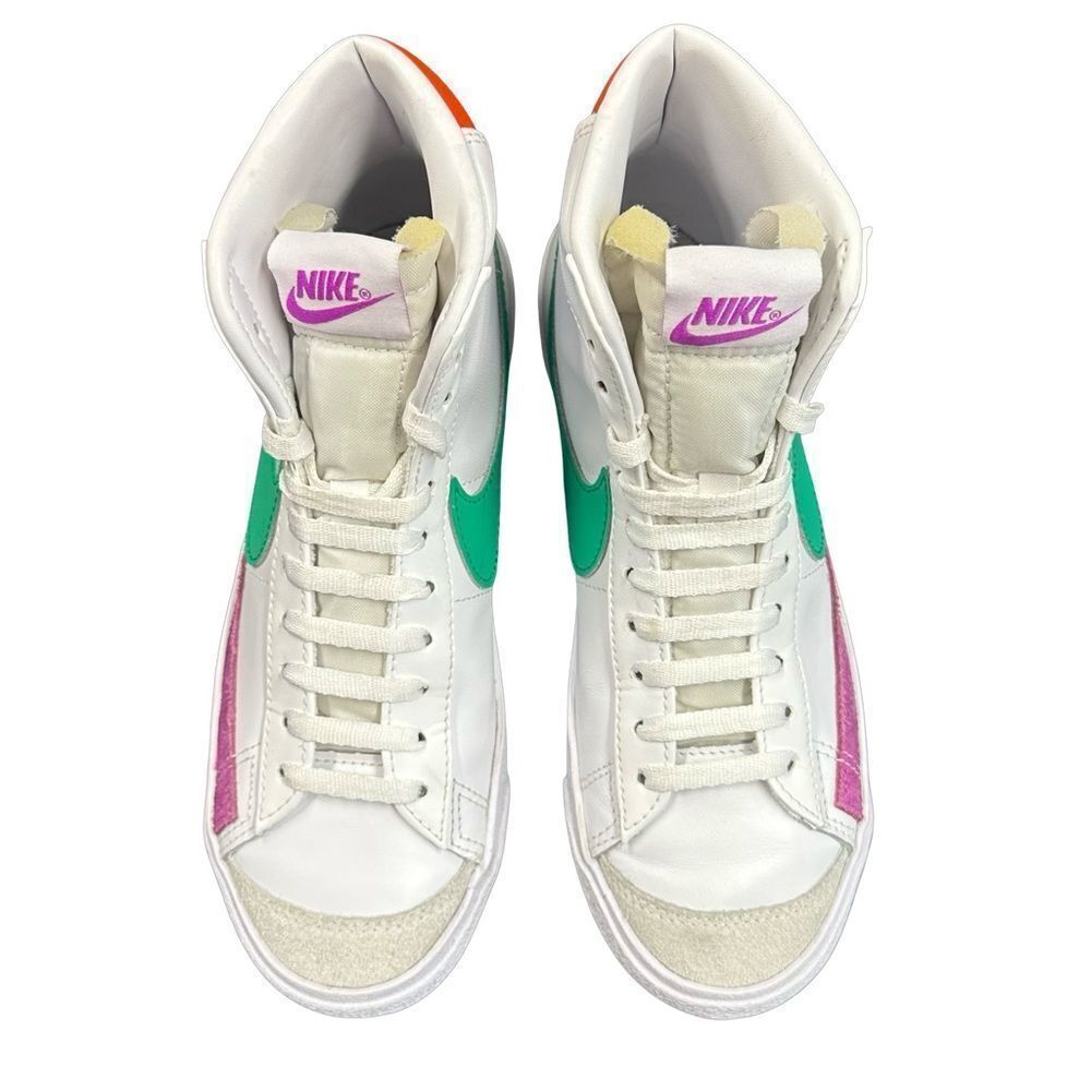 NIKE Blazer Mid '77 Vintage "White/Stadium Green/Picante Red" High top Size 6.5